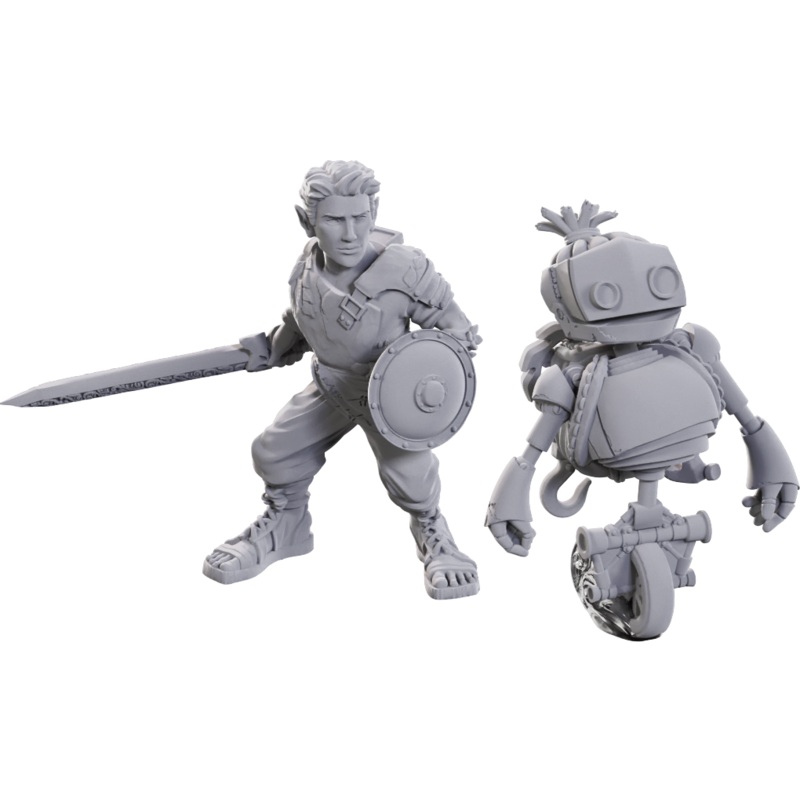 Critical Role Miniatures: W23 Orym, of the Air Ashari & Fresh Cut Grass [Unpainted]