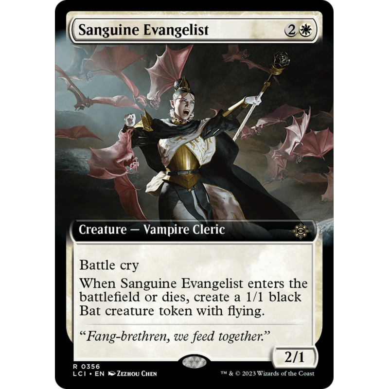 Sanguine Evangelist (Extended Art) [The Lost Caverns of Ixalan]