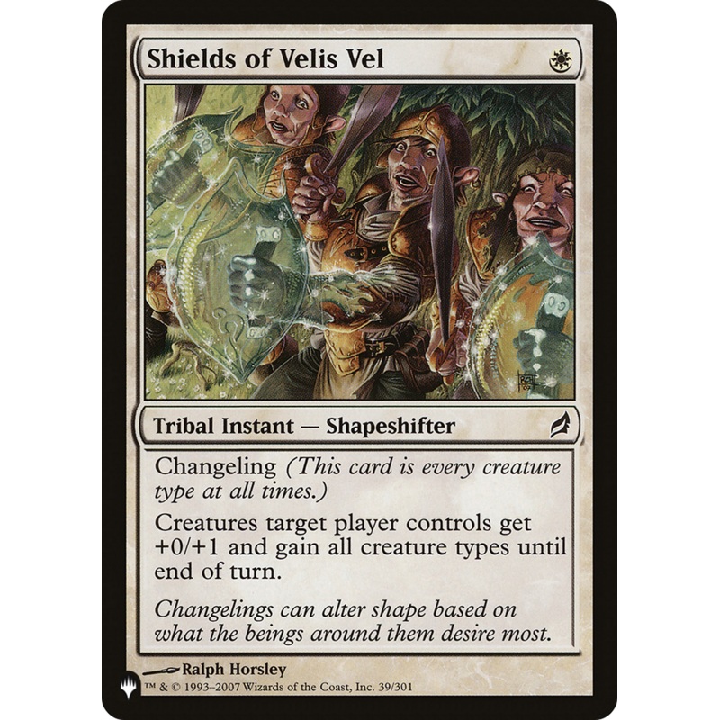 Shields of Velis Vel (LRW) [The List]