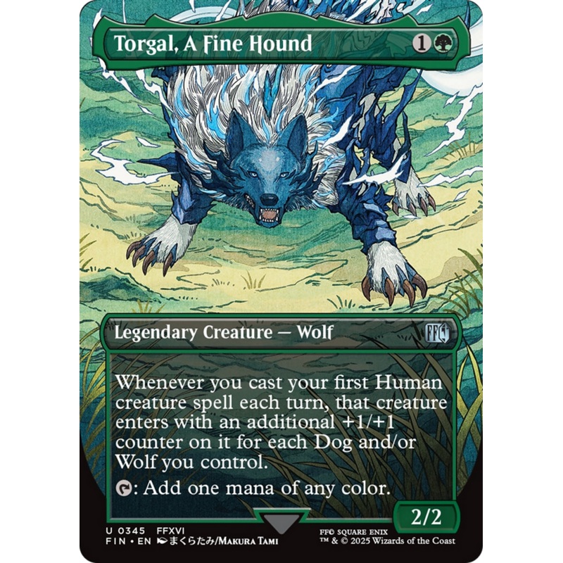 Torgal, A Fine Hound (Borderless) [FINAL FANTASY]