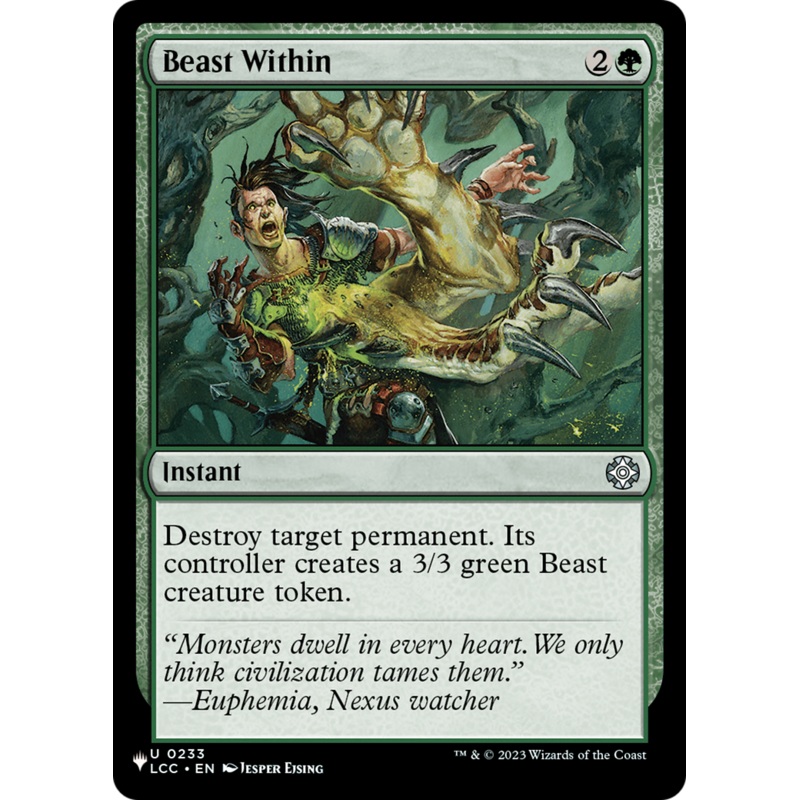Beast Within (LCC) [The List]
