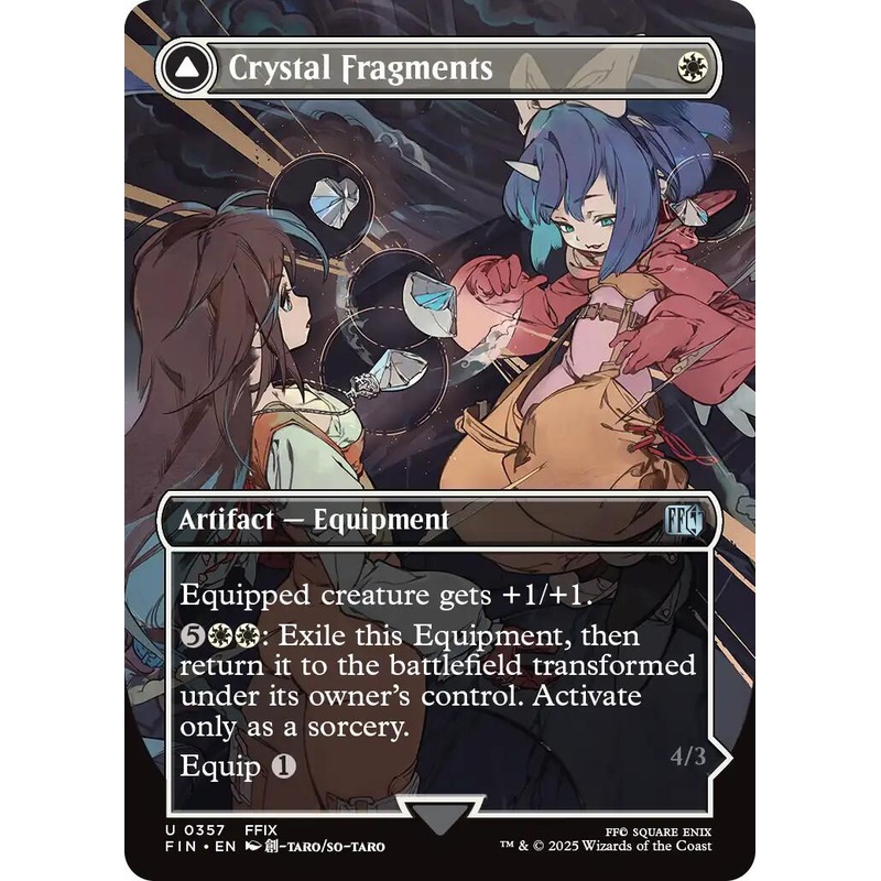Crystal Fragments // Summon: Alexander (Borderless) [FINAL FANTASY]