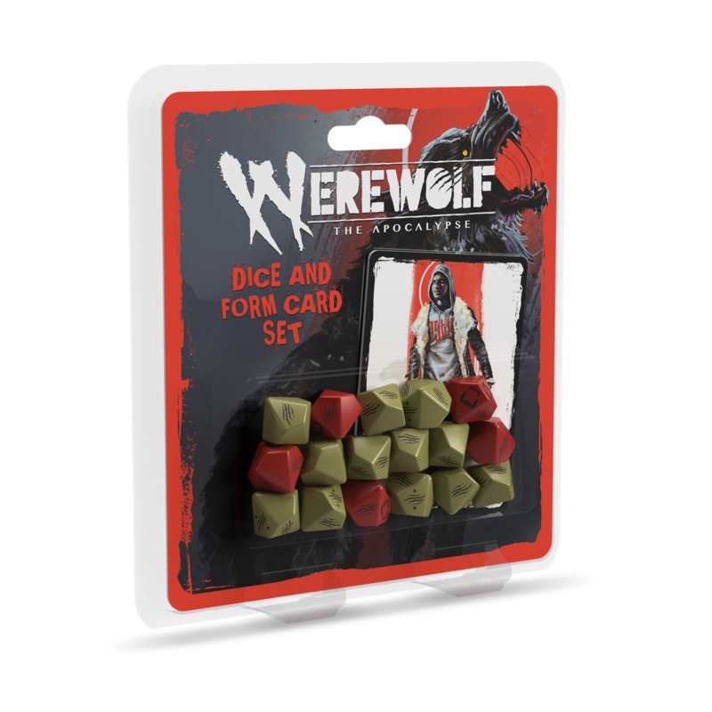 Werewolf The Apocalypse RPG: Dice and Form Card Set