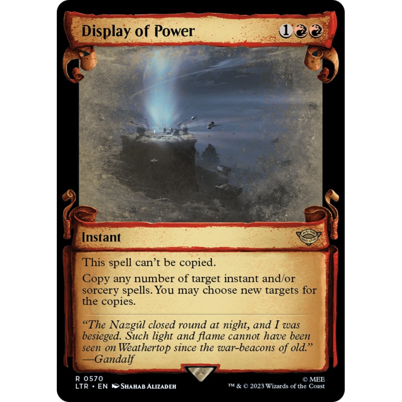 Display of Power [The Lord of the Rings: Tales of Middle-Earth Showcase Scrolls]