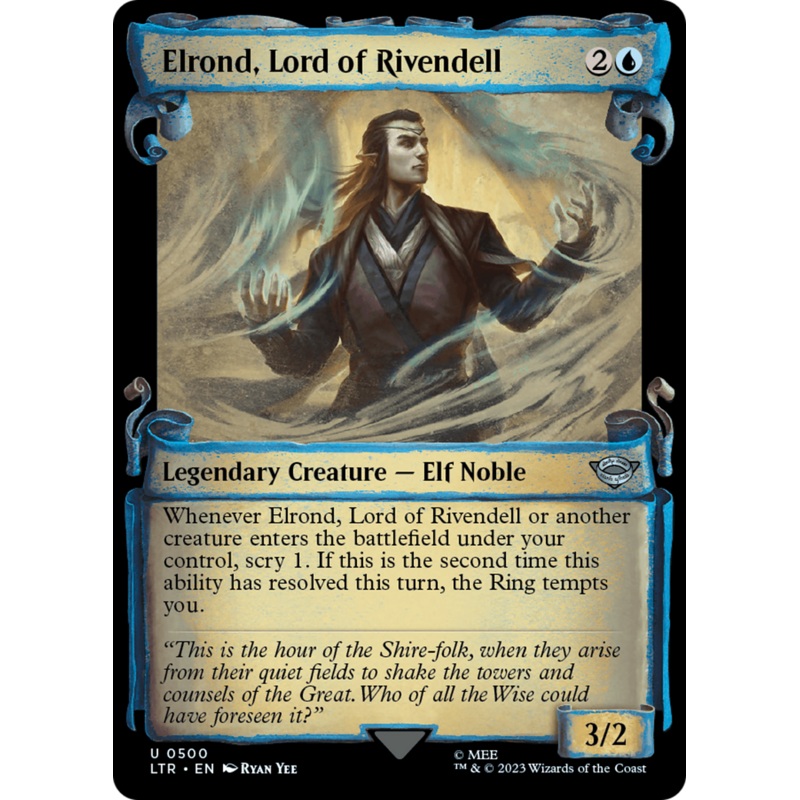 Elrond, Lord of Rivendell [The Lord of the Rings: Tales of Middle-Earth Showcase Scrolls]