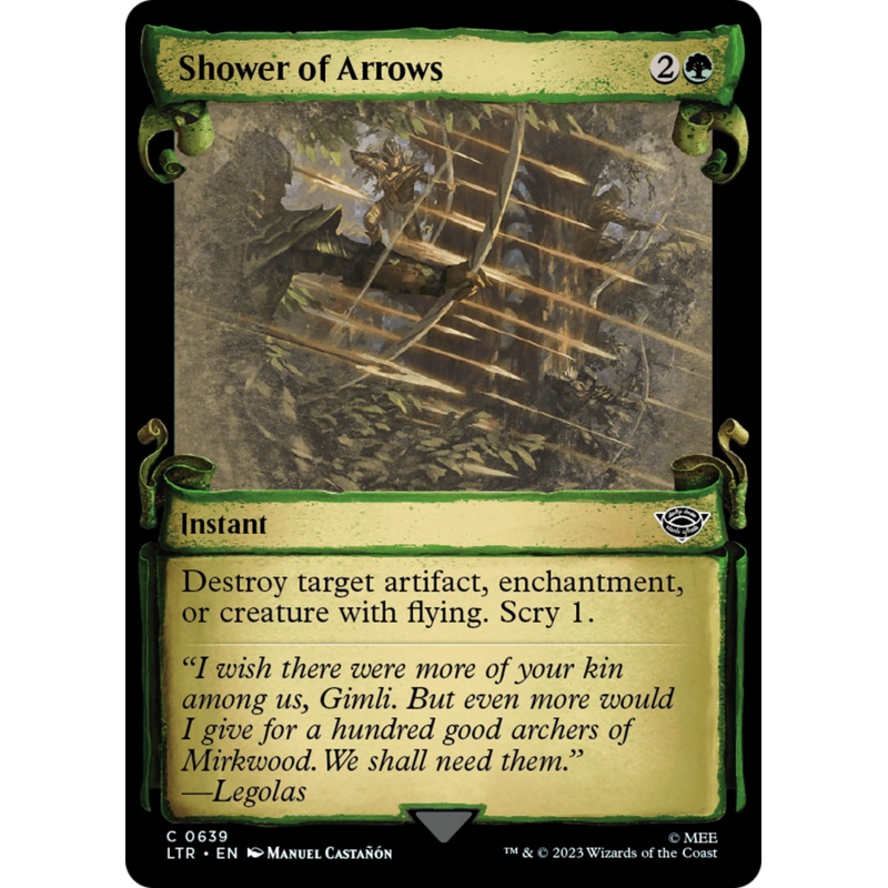 Shower of Arrows [The Lord of the Rings: Tales of Middle-Earth Showcase Scrolls]