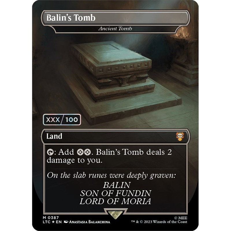 Balin's Tomb - Ancient Tomb (Serialized) [The Lord of the Rings: Tales of Middle-Earth Commander]