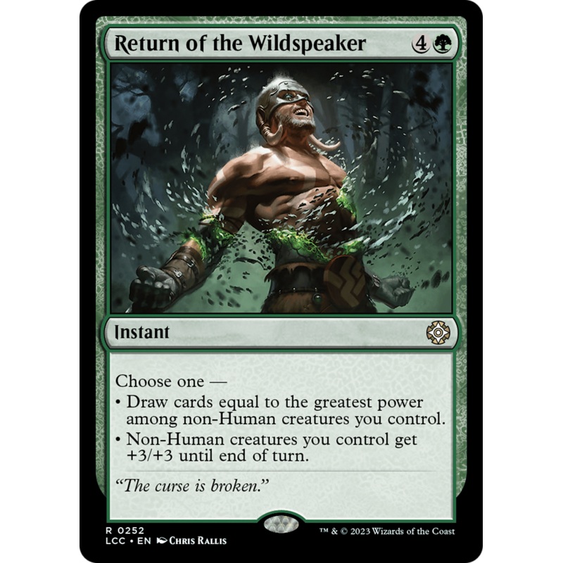 Return of the Wildspeaker [The Lost Caverns of Ixalan Commander]