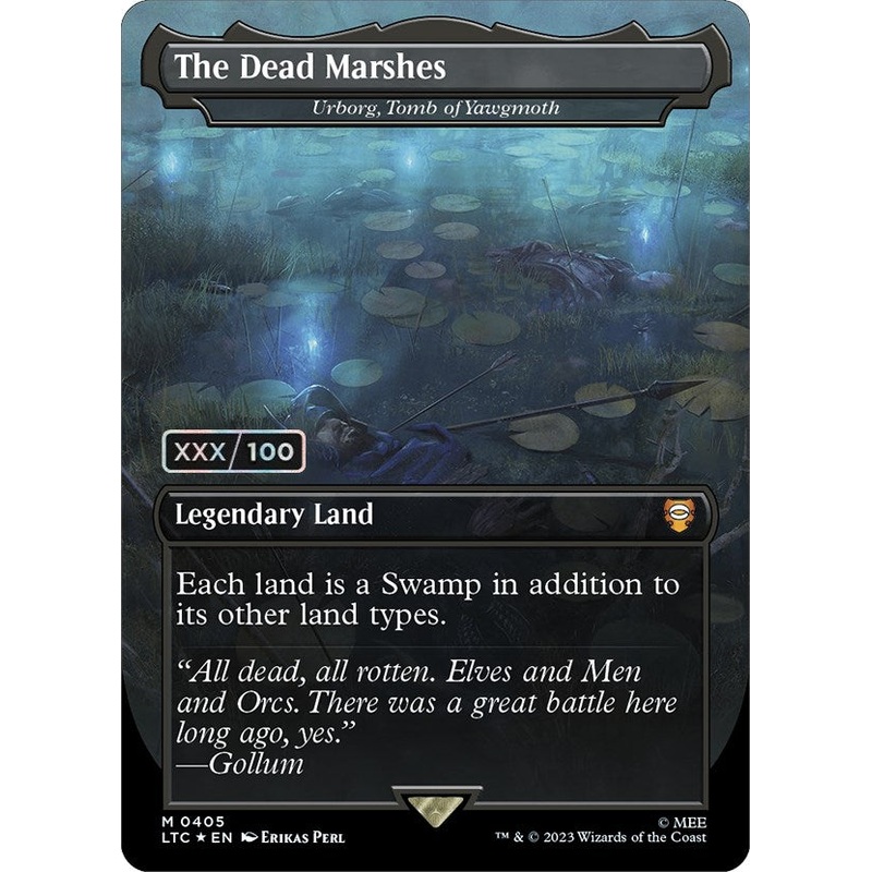 The Dead Marshes - Urborg, Tomb of Yawgmoth (Serialized) [The Lord of the Rings: Tales of Middle-Earth Commander]