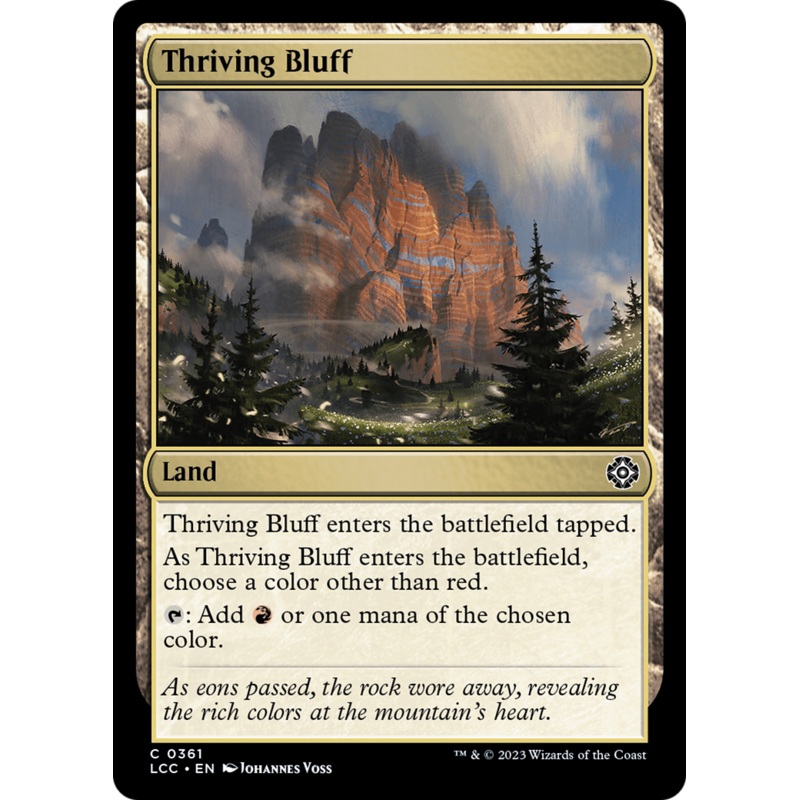 Thriving Bluff [The Lost Caverns of Ixalan Commander]