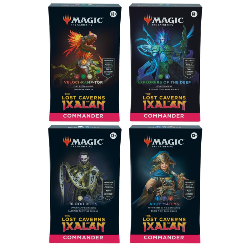 MTG Lost Caverns of Ixalan - Commander Deck Set | Includes All 4 Decks