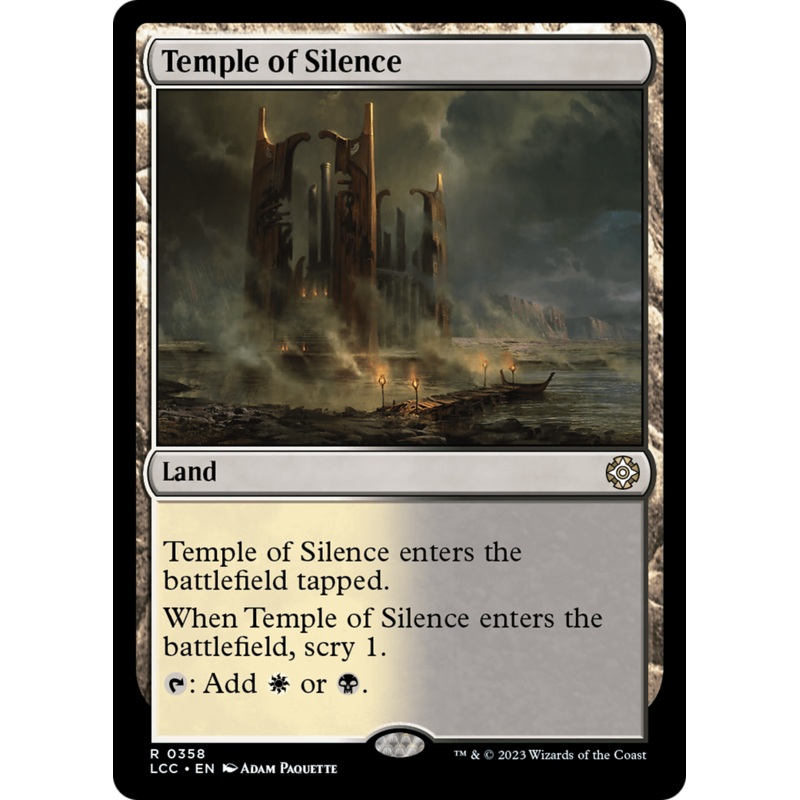 Temple of Silence [The Lost Caverns of Ixalan Commander]