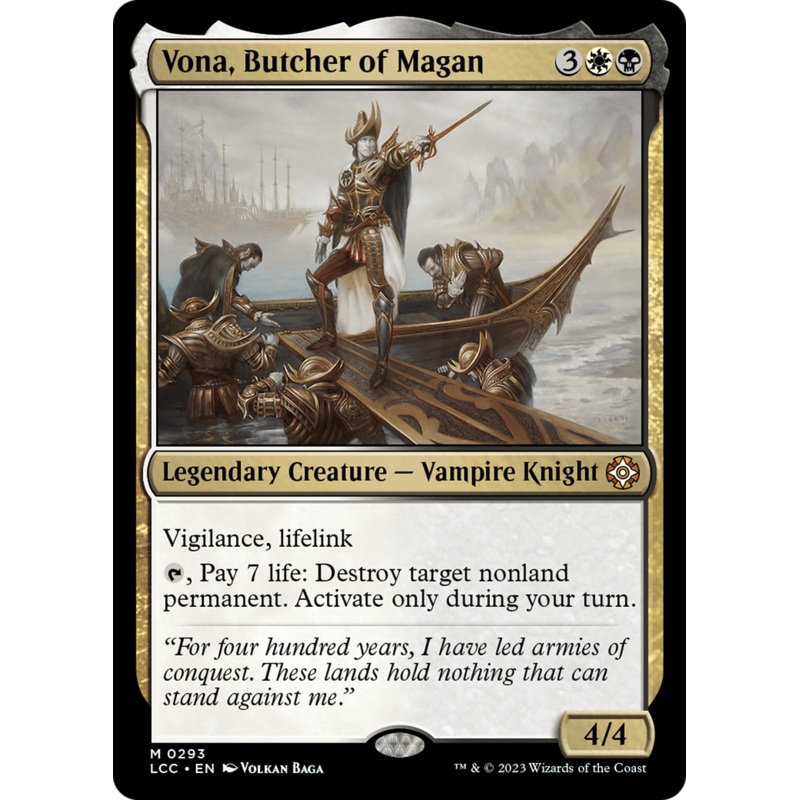Vona, Butcher of Magan [The Lost Caverns of Ixalan Commander]