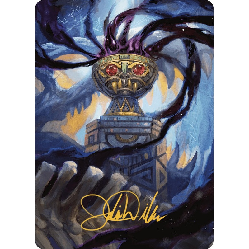 Chalice of the Void Art Card (Gold-Stamped Signature) [The Lost Caverns of Ixalan Art Series]