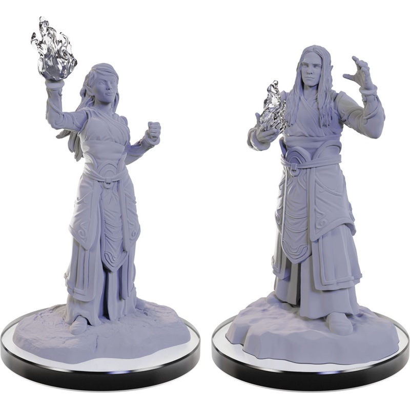 D&D Nolzur's Marvelous Miniatures: W22 Elf Wizards [Unpainted]