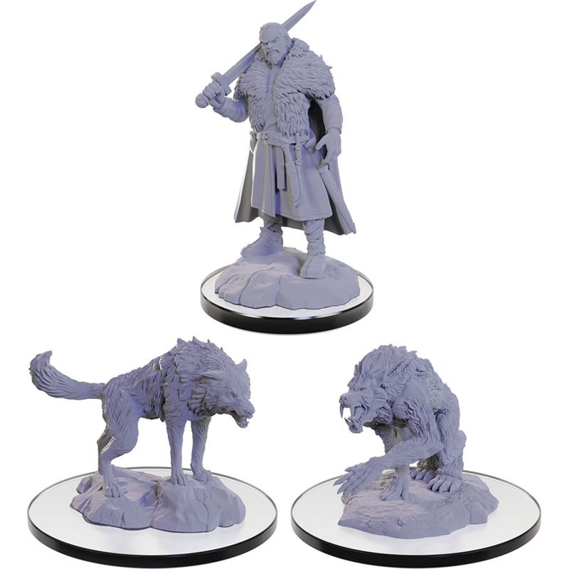 D&D Nolzur's Marvelous Miniatures: W22 Loup Garou [Unpainted]