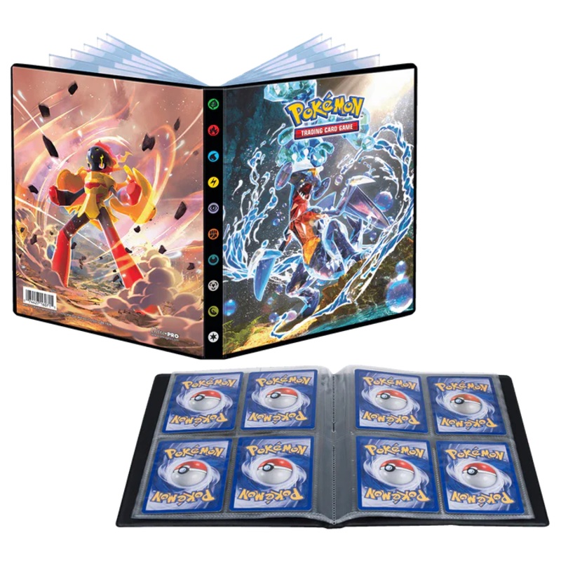 Ultra PRO Pokmon TCG | Scarlet & Violet: Tera Type Garchomp and Armarouge - 4-Pocket Portfolio