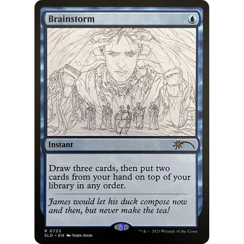 Brainstorm (0723) (Sketch Showcase) [Secret Lair Drop Series]