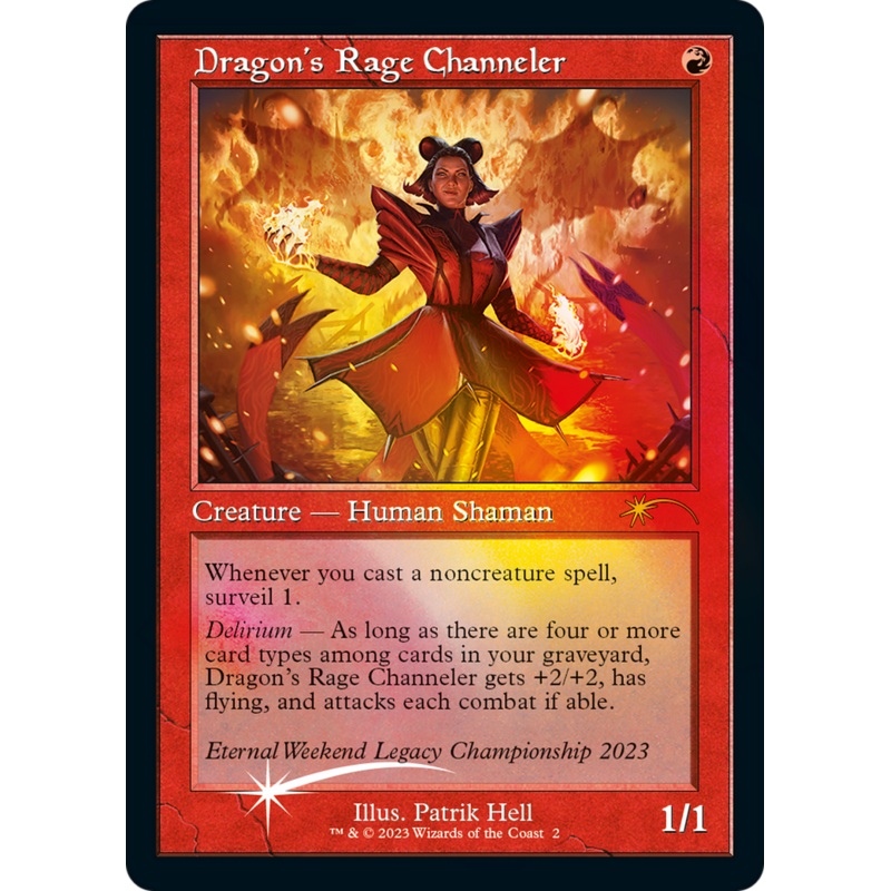 Dragon's Rage Channeler (Retro Frame) [MagicFest 2023]