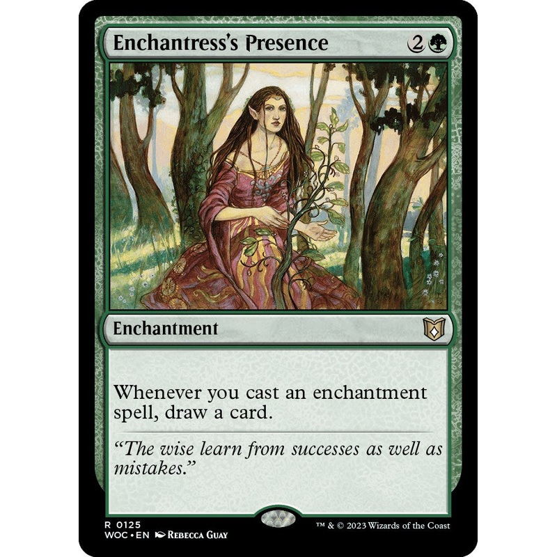 Enchantress's Presence [Wilds of Eldraine Commander]