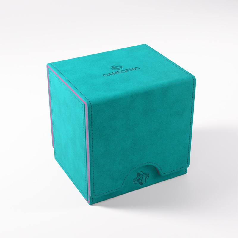 Gamegenic Sidekick Pro 100+ XL Convertible Deck Box - Teal/Pink