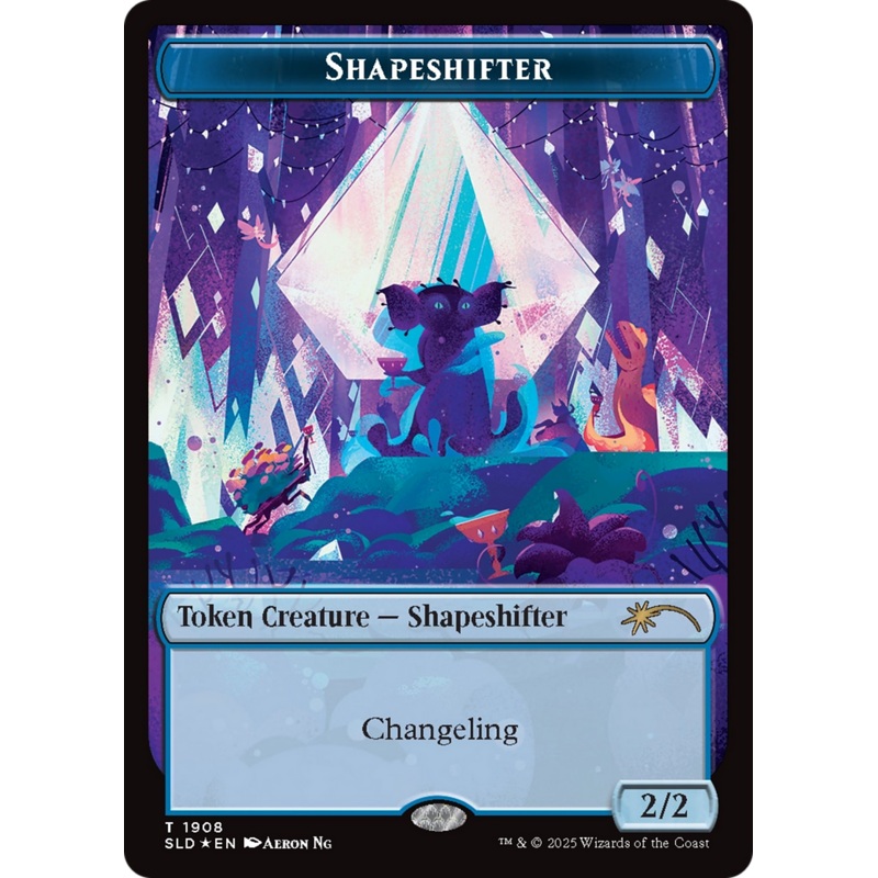 Shapeshifter Token (1908) (Double Rainbow Foil) [Secret Lair Drop Series]