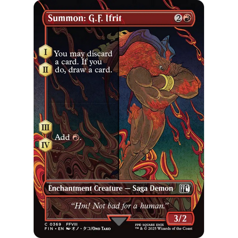Summon: G.F. Ifrit (Borderless) [FINAL FANTASY]