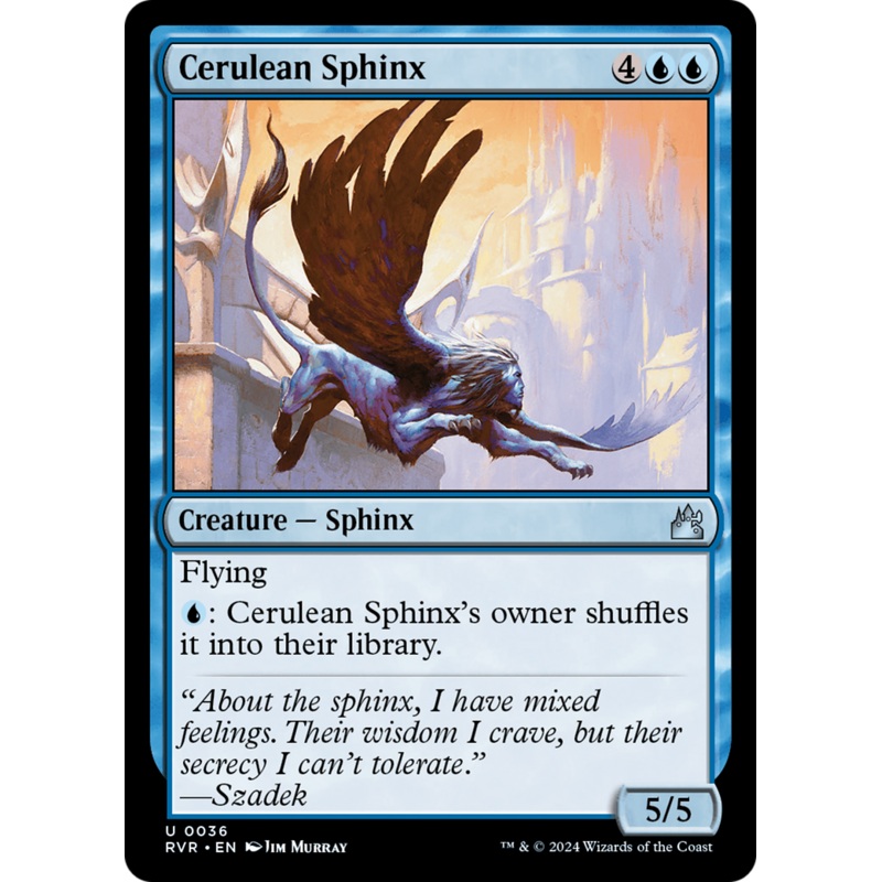 Cerulean Sphinx [Ravnica Remastered]