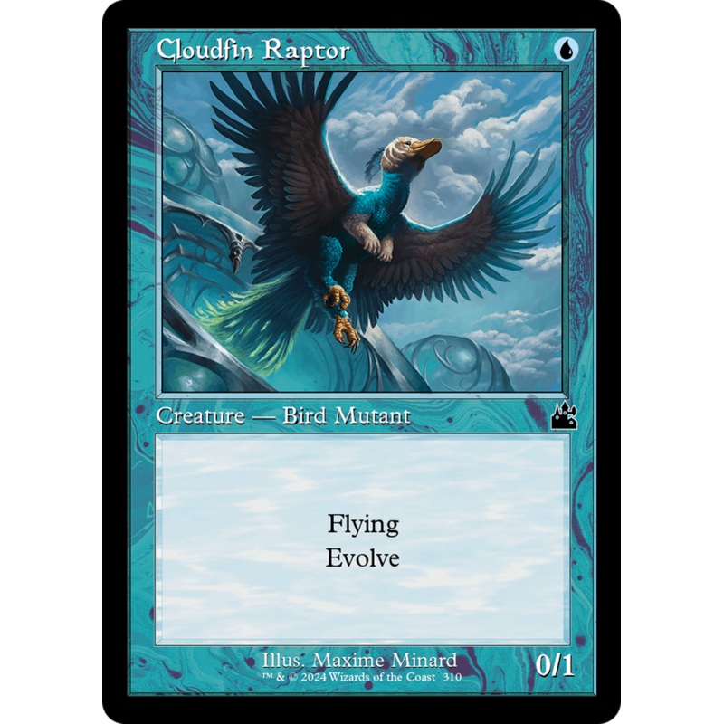 Cloudfin Raptor (Retro Frame) [Ravnica Remastered]