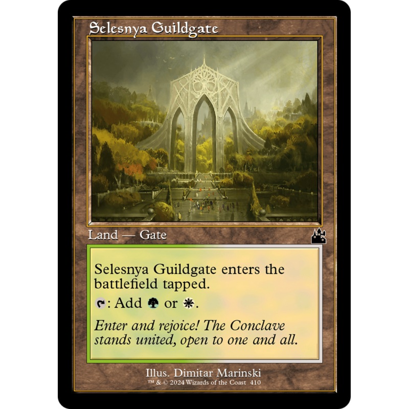 Selesnya Guildgate (Retro Frame) [Ravnica Remastered]