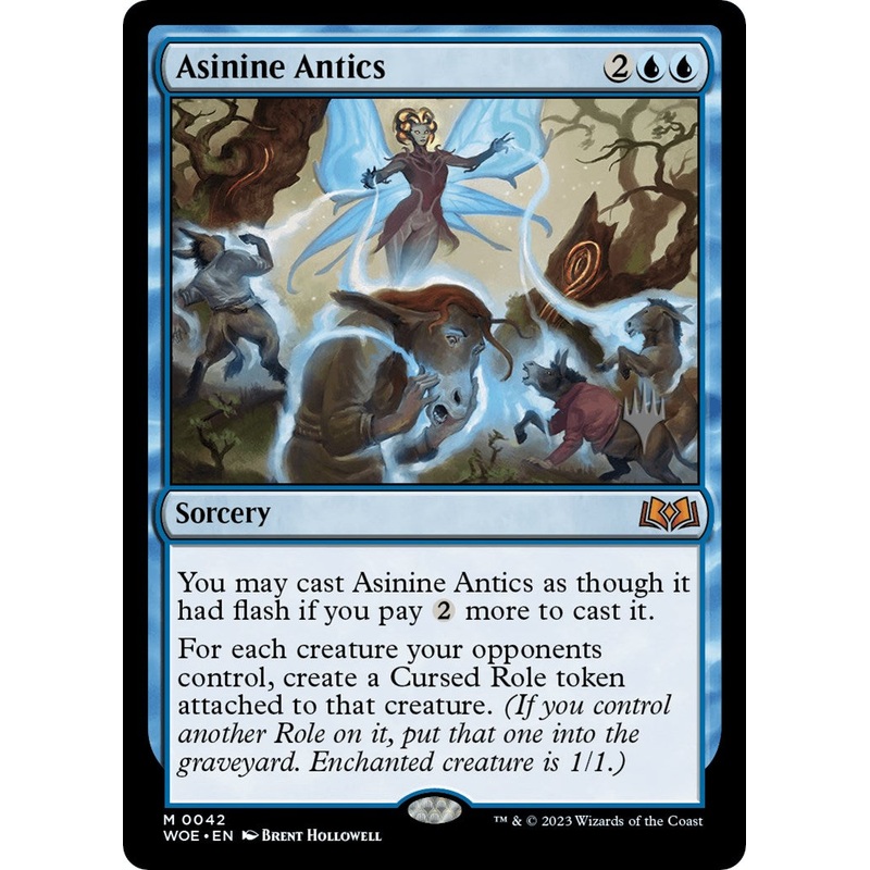Asinine Antics (Promo Pack) [Wilds of Eldraine Promos]