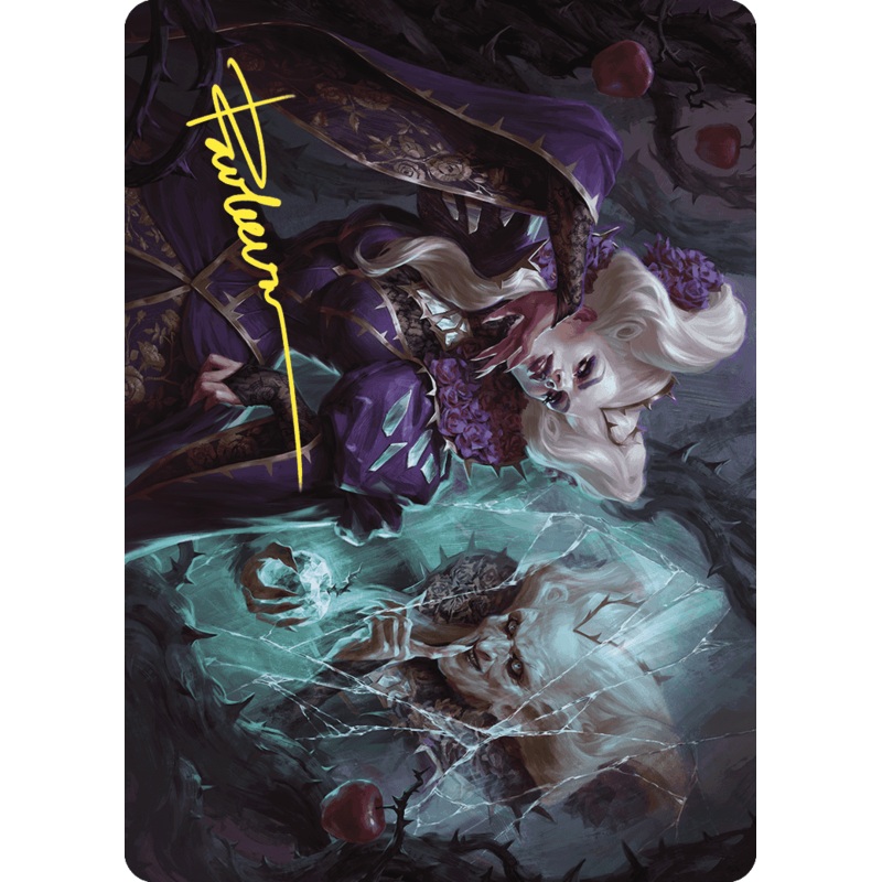 Conceited Witch Art Card (Gold-Stamped Signature) [Wilds of Eldraine Art Series]