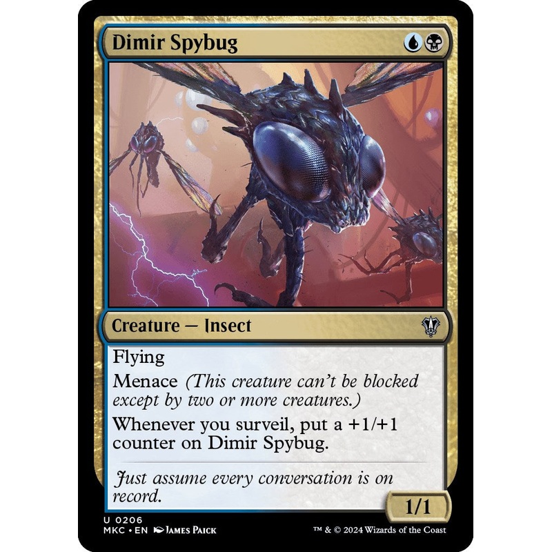 Dimir Spybug [Murders at Karlov Manor Commander]