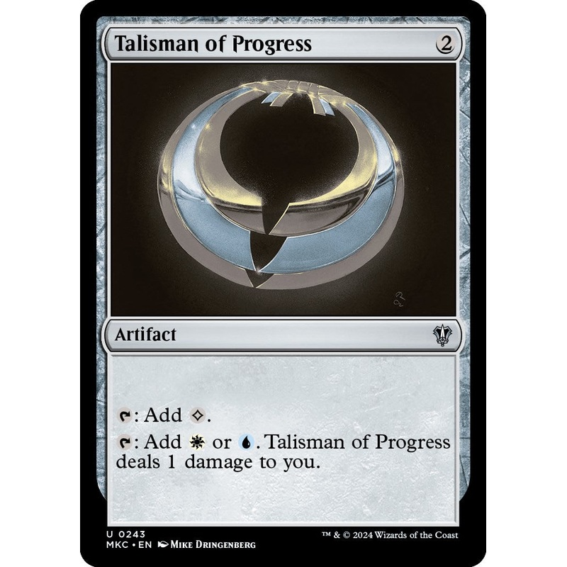 Talisman of Progress [Murders at Karlov Manor Commander]