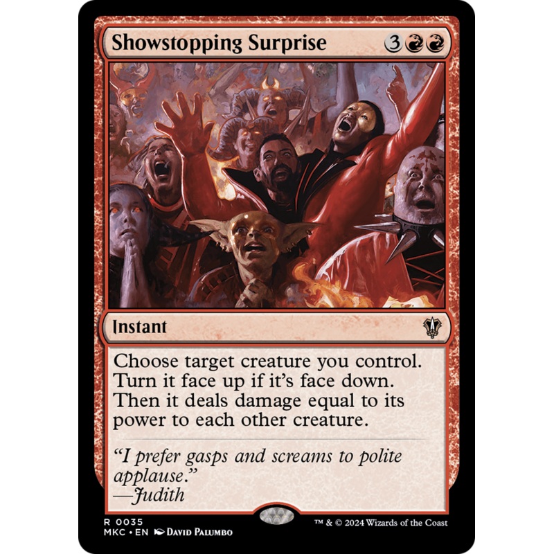 Showstopping Surprise [Murders at Karlov Manor Commander]