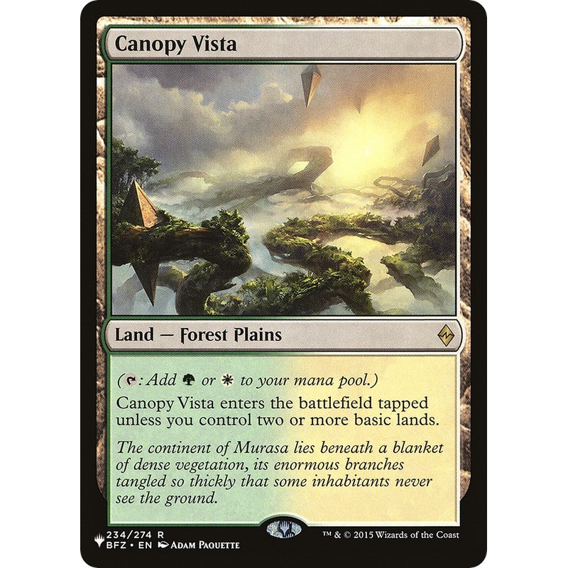 Canopy Vista [The List]