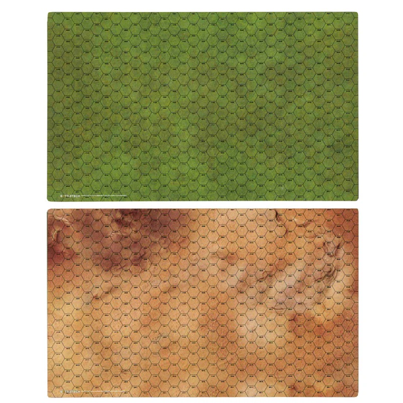 BattleTech: BattleMat - FieldTech Alpha Strike Grasslands/Desert