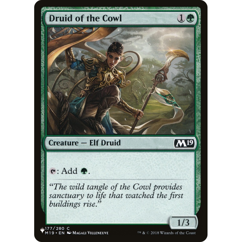 Druid of the Cowl [The List]