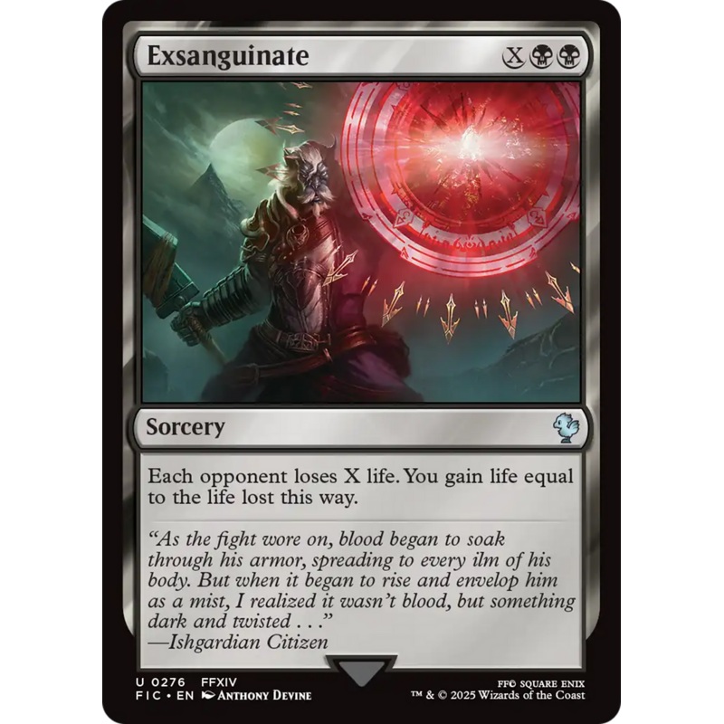 Exsanguinate [FINAL FANTASY Commander]