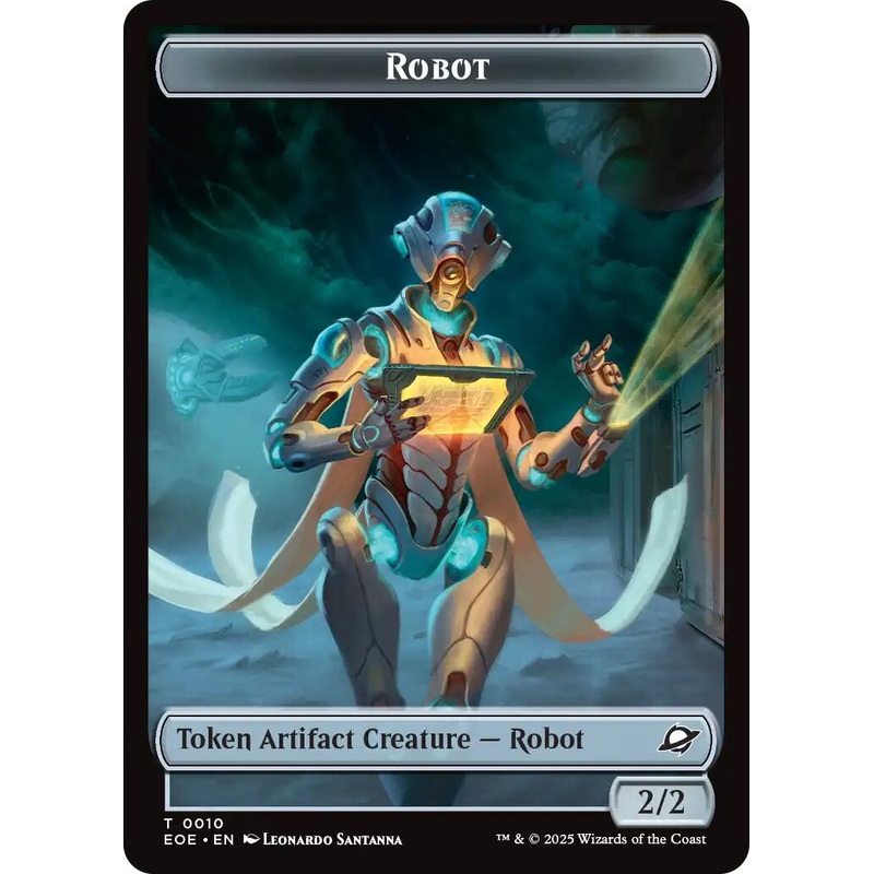 Robot // Lander (0007) Double-Sided Token [Edge of Eternities Tokens]