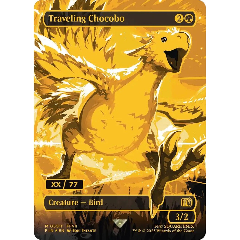 Traveling Chocobo (Borderless) (Serial Numbered) [FINAL FANTASY]