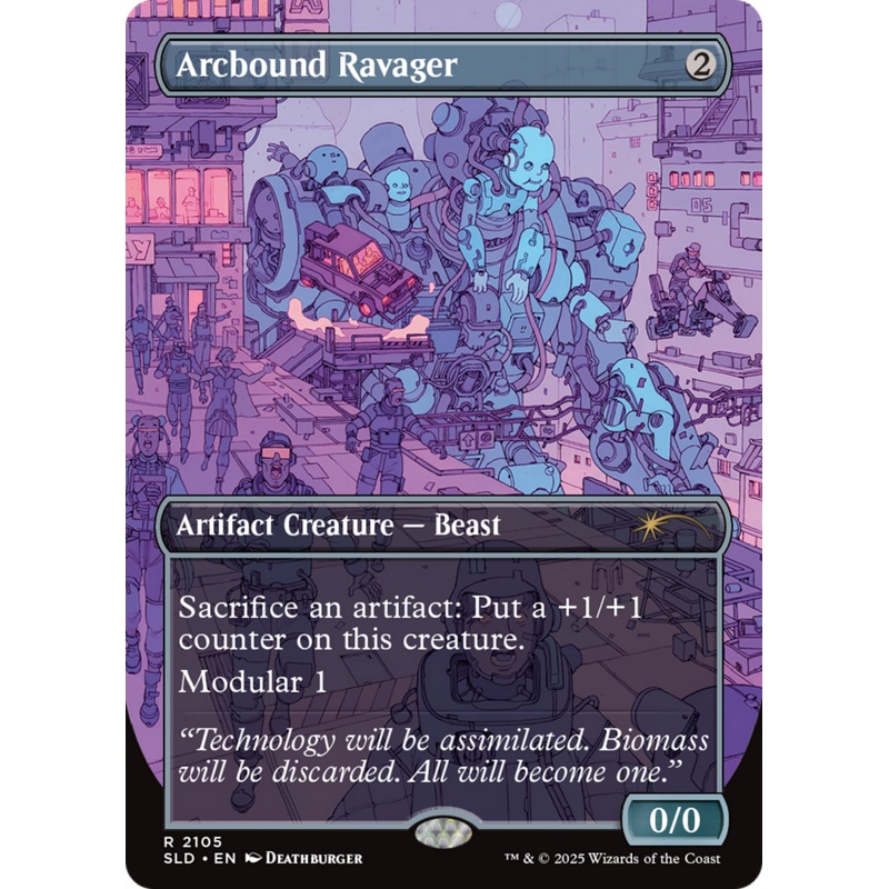 Arcbound Ravager (2105) (Galaxy Foil) [Secret Lair Drop Series]