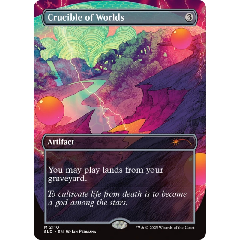 Crucible of Worlds (Galaxy Foil) [Secret Lair Drop Series]