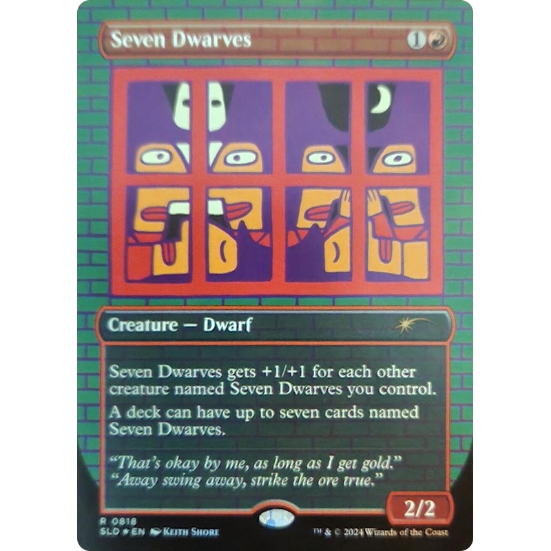 Seven Dwarves (0818) (Rainbow Foil) [Secret Lair Drop Series]