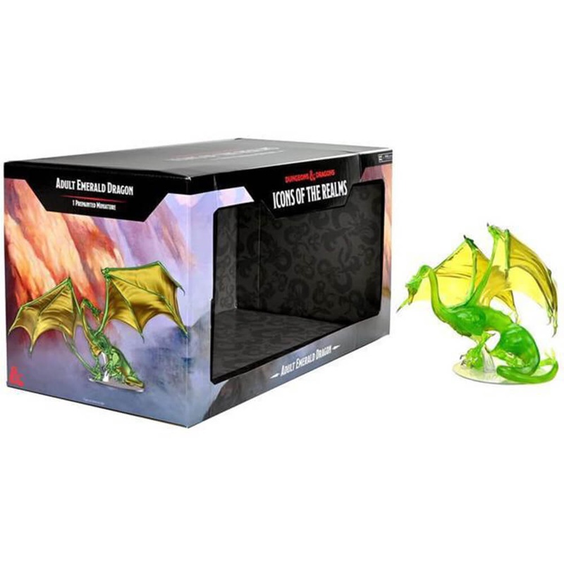 Icnes D&D des royaumes adultes Emerald Dragon Premium Figure