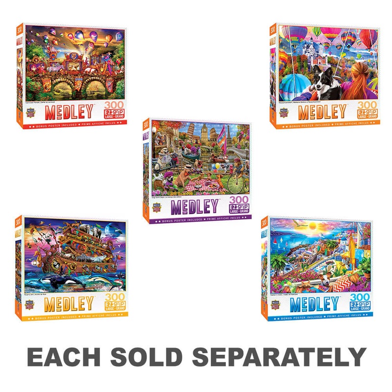 Masterpieces Ezgrip Medley 300pc Puzzle